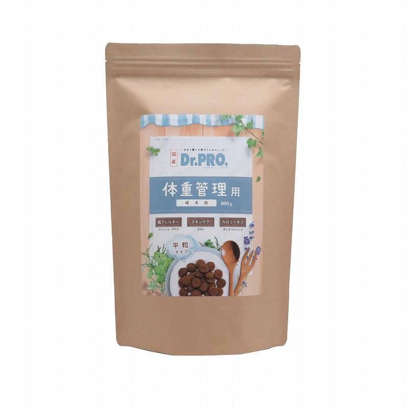 ニチドウ Dr.PRO. 体重管理 800g 犬用フード