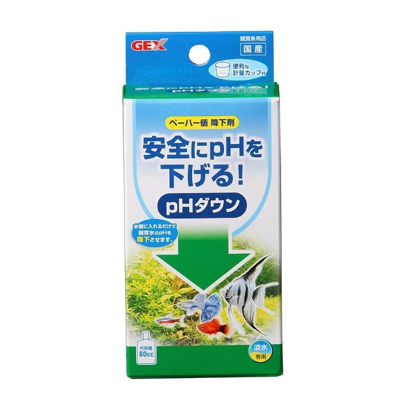 （まとめ買い）GEX（ジェックス） PHダウン 80cc 観賞魚用品 ペット用品 〔×5〕