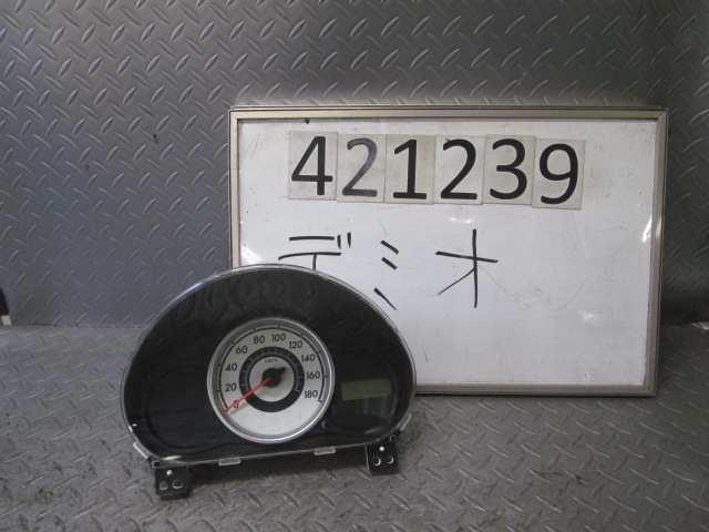 デミオ DBA-DE3FS スピードメーター ZJ-VEM CVT 34J EBA