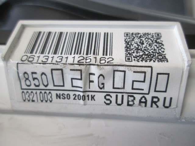 インプレッサ DBA-GH3 スピードメーター 15S 4WD EL154 4FT C6Z G30