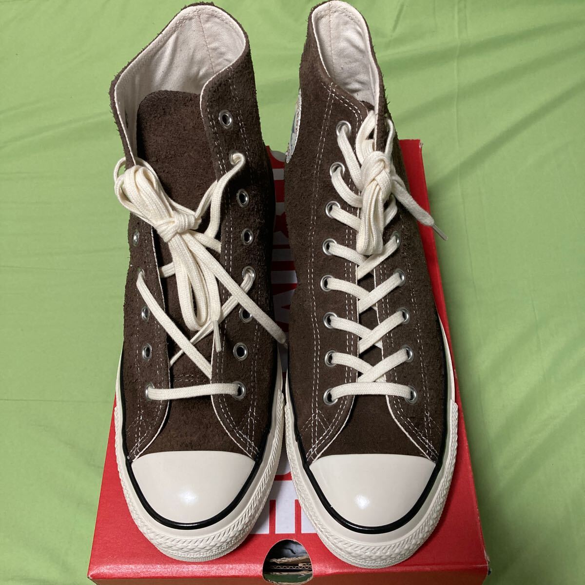 CONVERSE スエード オールスター US HI MD.BROWN サイズ28.0cm(9h) コンバースALLSTARSUEDEチャックテイラー ユナイテッドアローズ