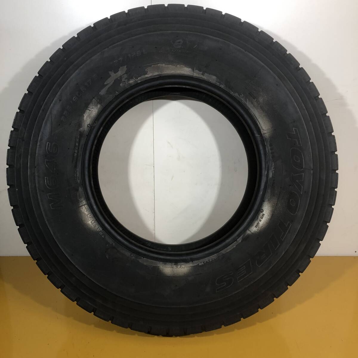 【送料無料】 TOYO 225/90R17.5 127/125L M646 トーヨー エム646 夏タイヤ サマータイヤ 6本 A3867 [中古タイヤ]_画像8