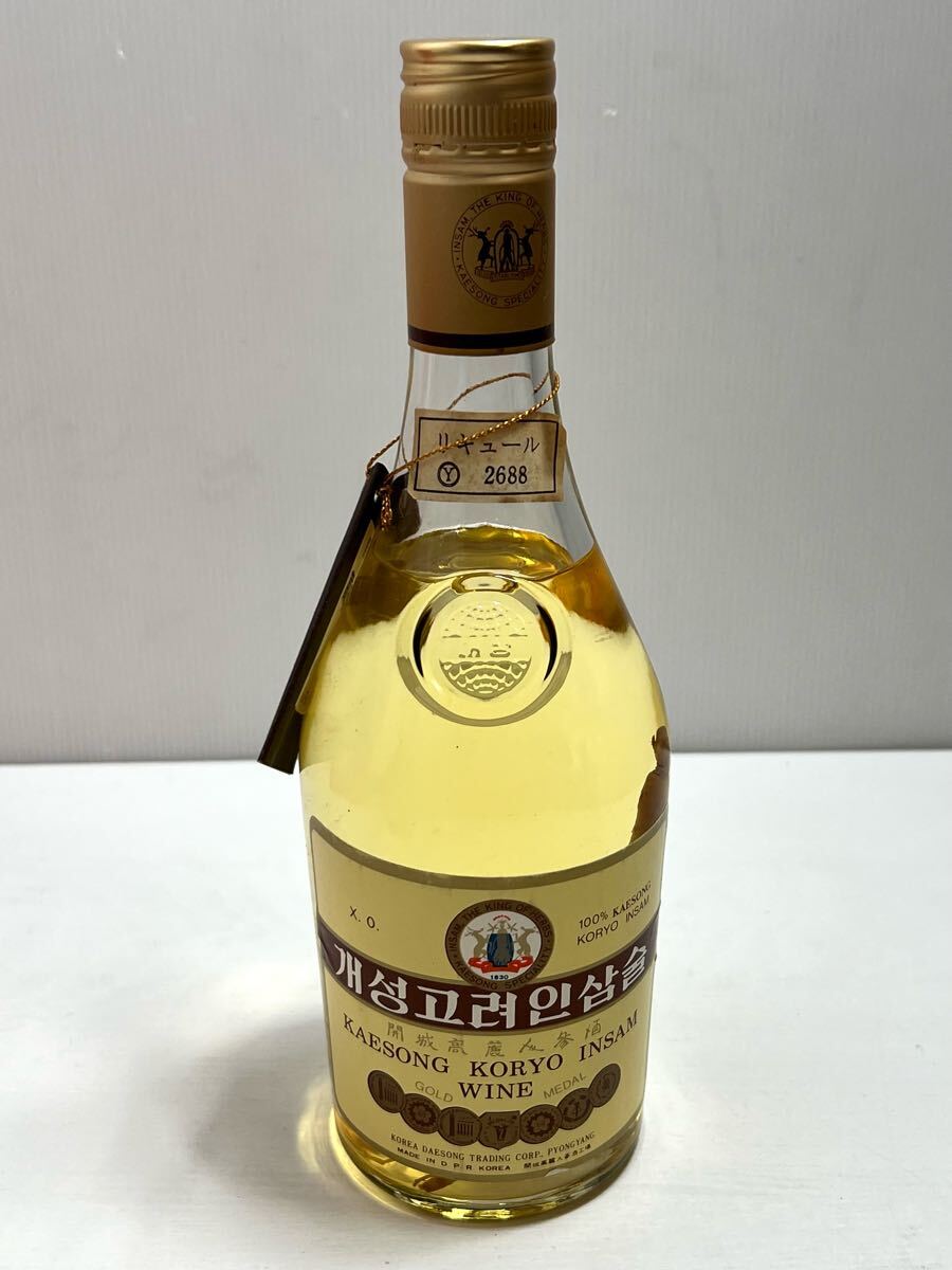 2本セット】KAESONG 開城高麗人参酒 30度 650ml / 本場の高麗 2本セット】KAESONG 開城高麗人参酒 30度 650ml / 本場の高麗