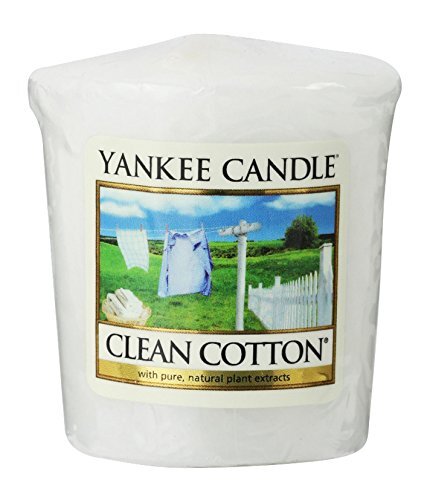 お試しサイズ クリーンコットン サンプラー 燃焼時間約15時間 YANKEECANDLE ヤンキーキャンドル アメリカ製