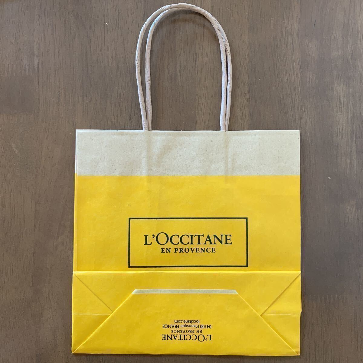 L’OCCITANE ロクシタン 紙袋 3枚 ショッパー ショップ袋 プレゼント ギフト お禮 お祝い お返し ラッピング エコバッグ 可愛い 新品