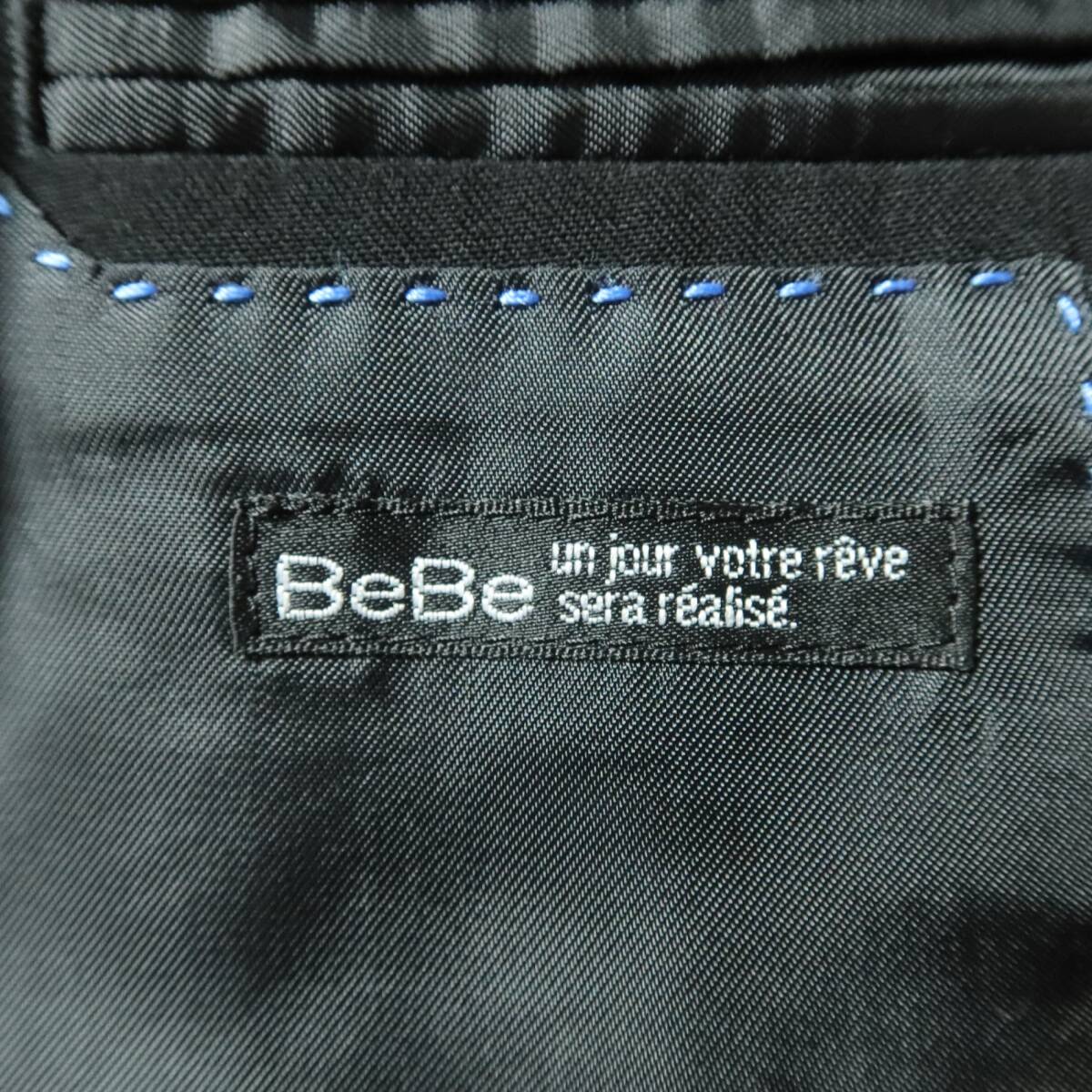 BeBe べべ★スーツ ジャケット&シャツ&ハーフパンツ キッズ サイズ120 黒系 入園 卒園 z12030_画像6