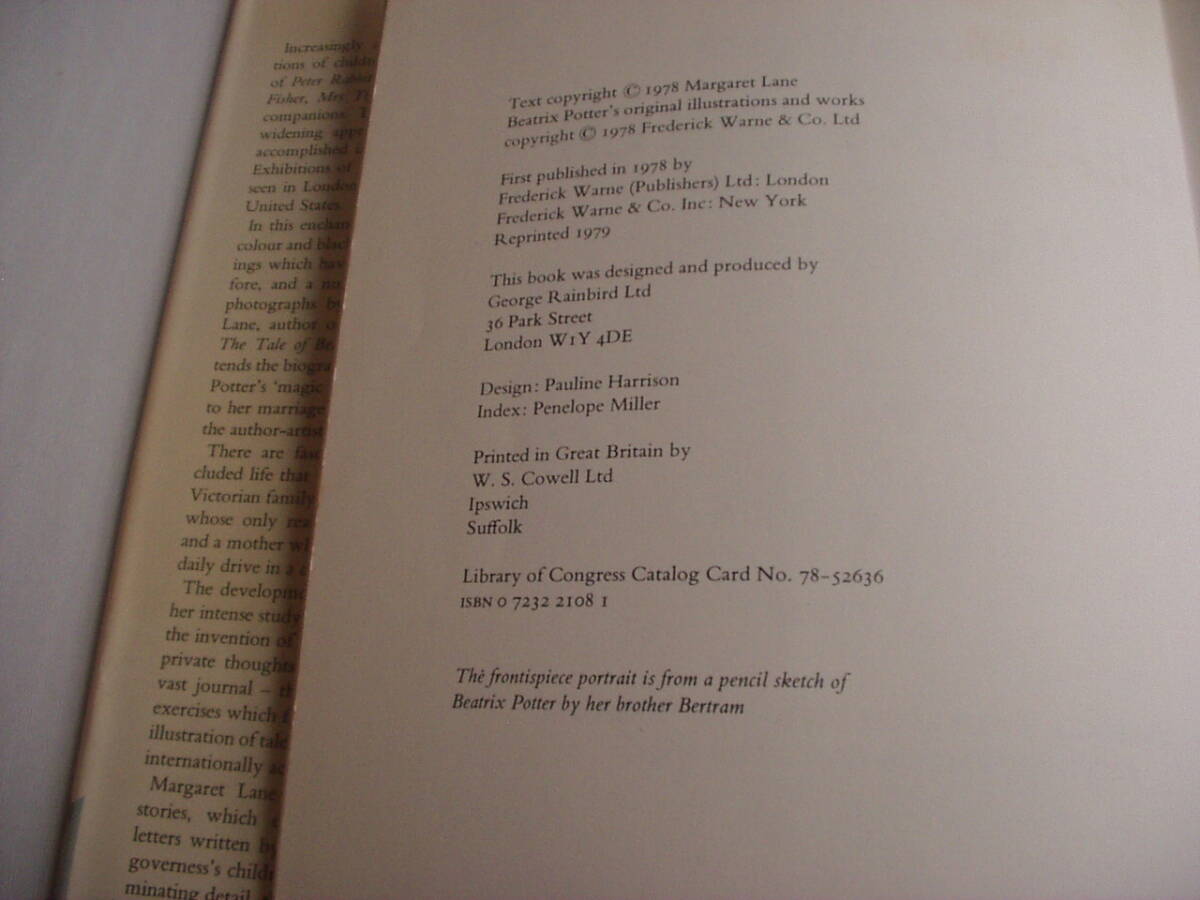 洋書 The Magic Years of Beatrix Potter 1979年 増刷 ビアトリクス・ポター ピーターラビットの画像4
