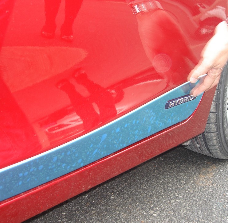  Lexus CT CT200h 2011-2016 боковая дверь молдинг покрытие аксессуары отделка царапина предотвращение экстерьер отделка 4P