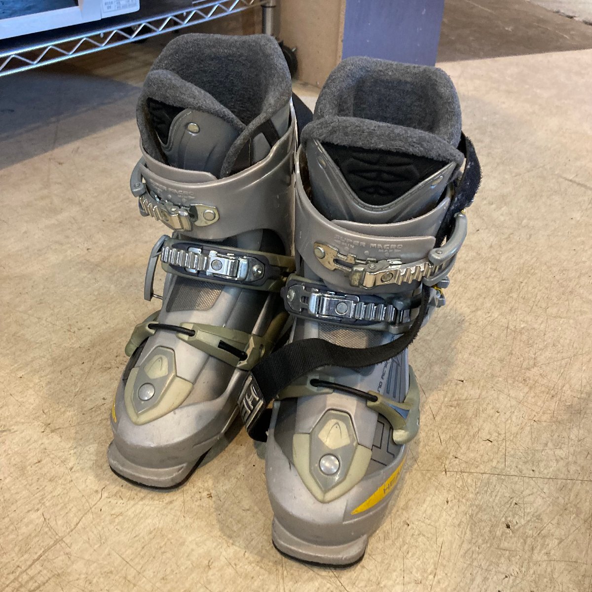 中古 ● Salomon/サロモン● カービングスキー axecleaver 10 152cm 24cmブーツ/ストック/ビンディング付き ビンディング調(diào)整可 札幌