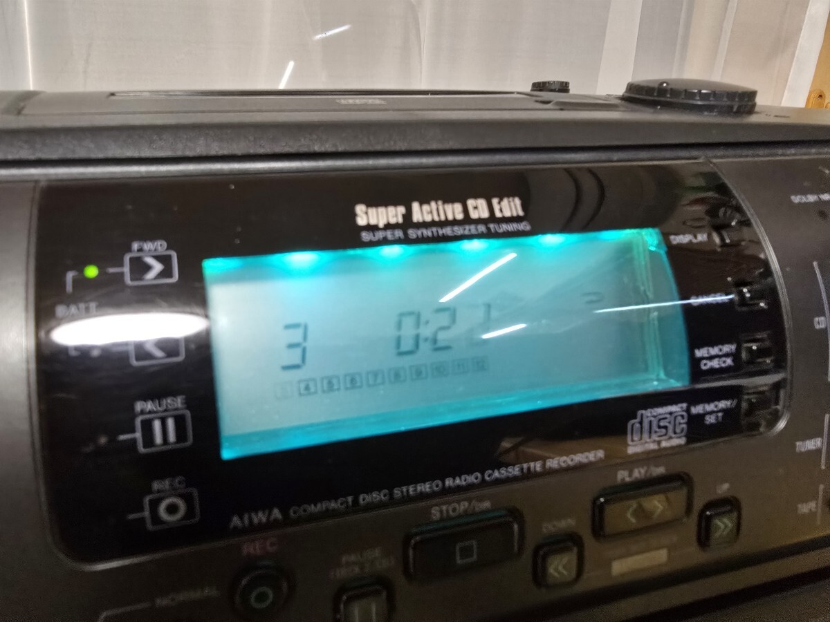 83 かもしだし AIWA CSD-SR8改 Bluetooth搭載CDラジカセ 完動品