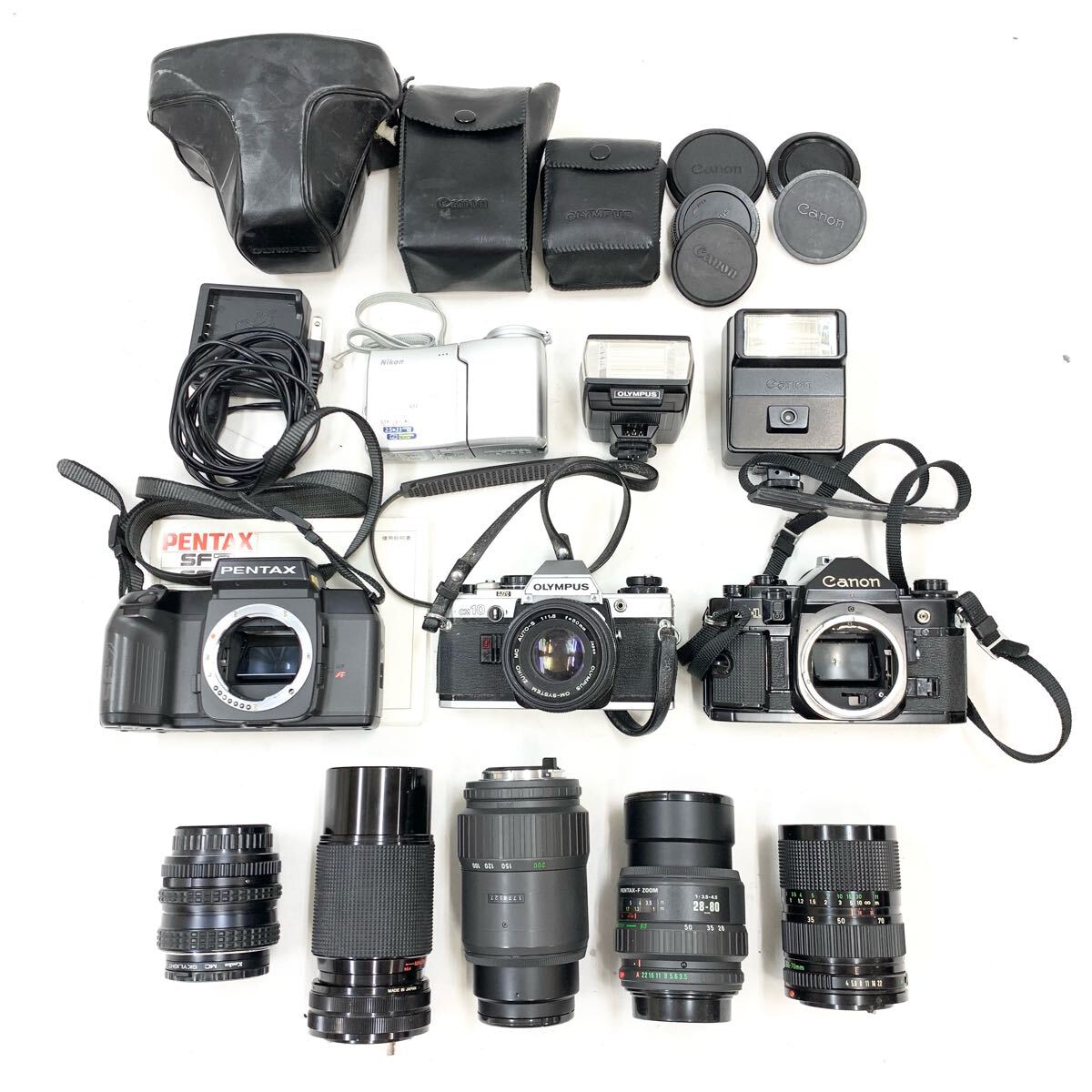 FN15027K PENTAX SF7 OLYMPUS OM10 Canon A-1 Nikon COOLPIXs10 FN15027K PENTAX SF7 OLYMPUS OM10 Canon A-1 Nikon COOLPIXs10