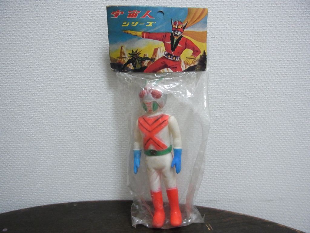 仮面ライダーX ソフビ人形 無版権 パチモン バッタモン 袋入り 仮面ライダーX ソフビ人形 無版権 パチモン バッタモン 袋入り