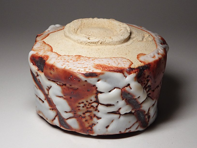 花◇岐阜県重要無形文化財【林正太郎】秀逸作 赤志野茶碗 個展 花◇岐阜県重要無形文化財【林正太郎】秀逸作 赤志野茶碗 個展