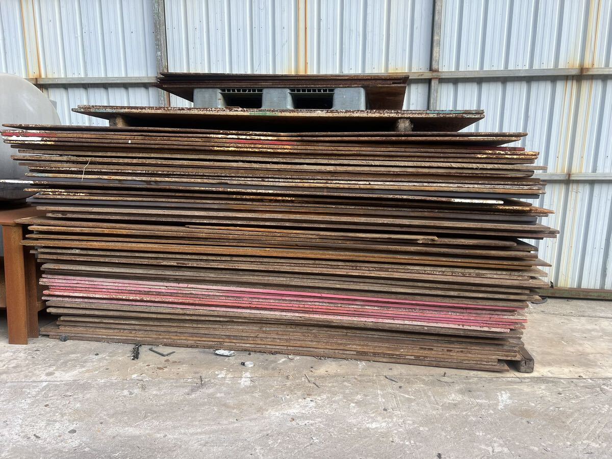 敷鉄板 5×10×厚さ22㎜ 中古品 現場 敷き鉄板 寸法 1,524×3,048 敷鉄板 5×10×厚さ22㎜ 中古品 現場 敷き鉄板 寸法 1,524×3,048