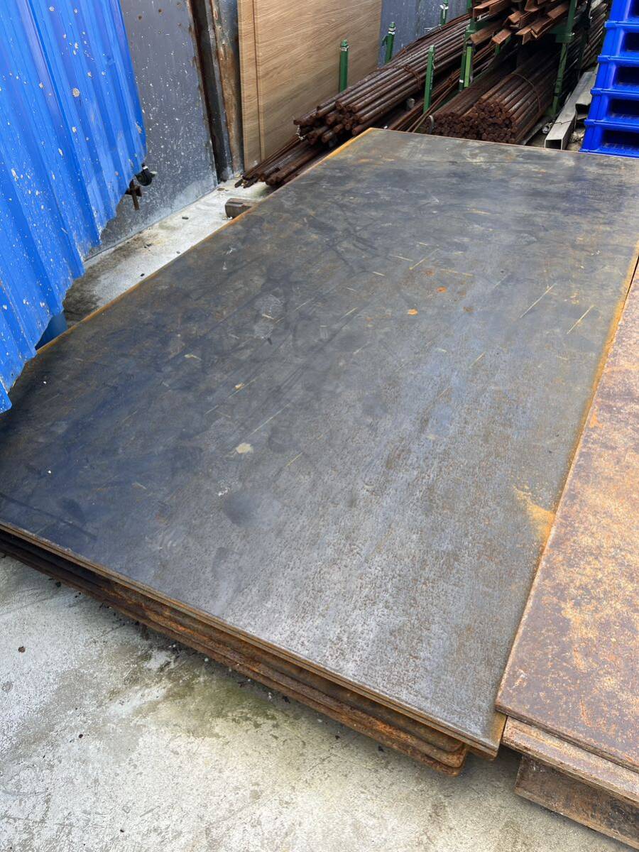 敷鉄板 5×10×厚さ22㎜ 中古品 現場 敷き鉄板 寸法 1,524×3,048 敷鉄板 5×10×厚さ22㎜ 中古品 現場 敷き鉄板 寸法 1,524×3,048