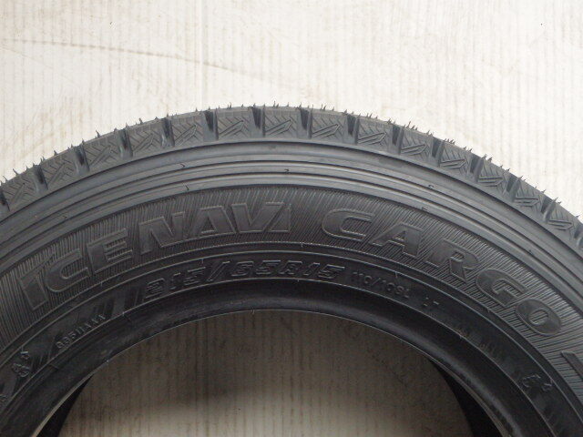 215/65R15 110/108L グッドイヤー ICE NAVI CARGO 新品処分 2本セット スタッドレスタイヤ 2020年製 ポイント利用_画像2