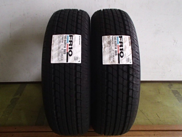 185/65R14 86S ファイアストン 夏 FR10 未使用 2本セット サマータイヤ 2013年製 185/65/14 185/65-14 ポイント利用_画像1