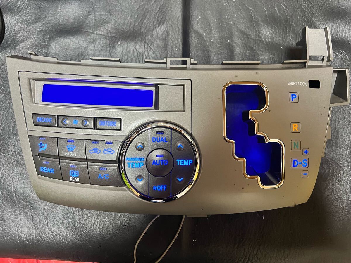 1円スタート　高品質(zhì) 50 系 エスティマ LED打ち替え済みエアコンパネル ブルー スイッチ 返送不要 GSR50W 55900-28A51 110900-1190