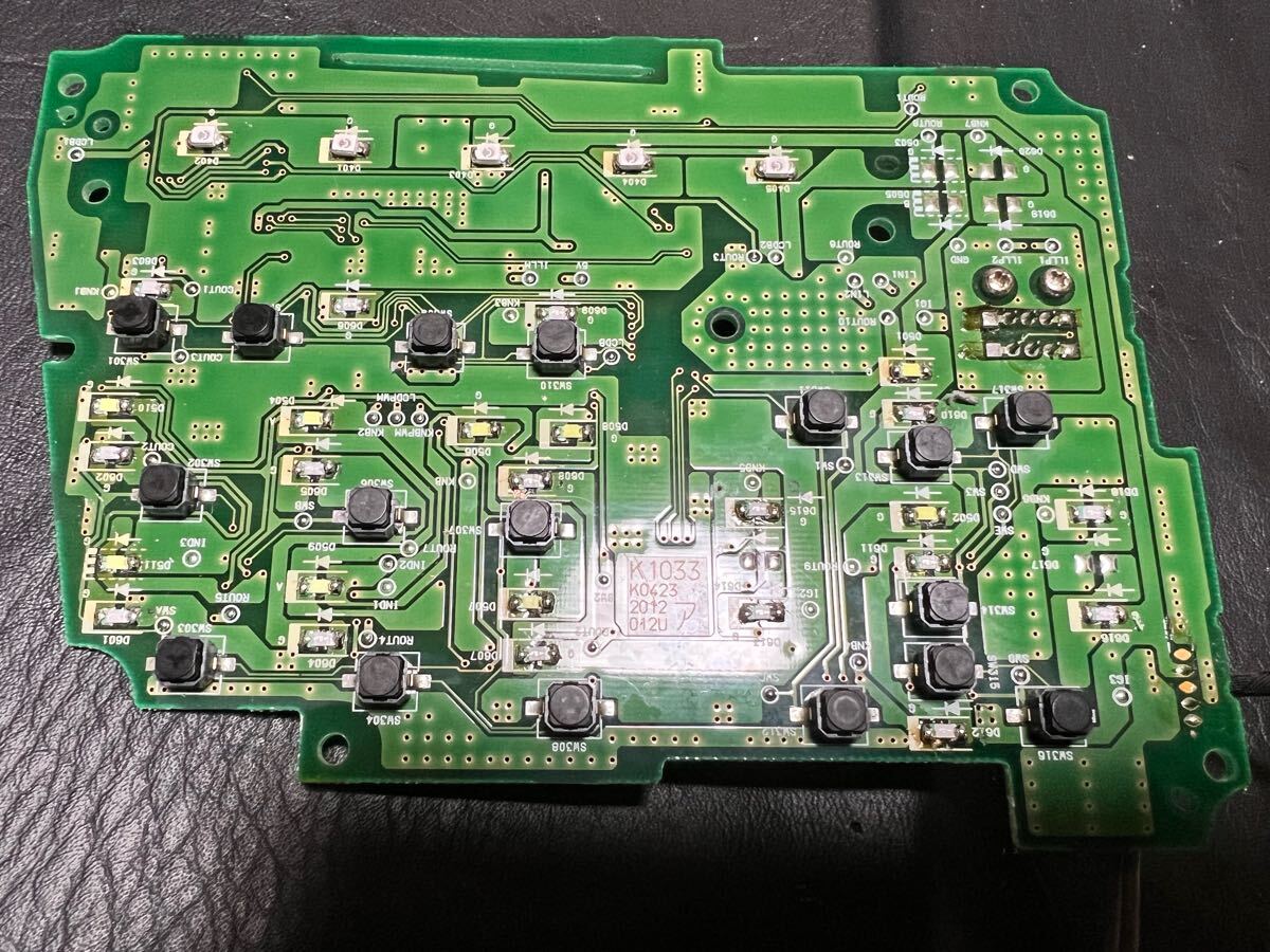 1円スタート　高品質(zhì) 50 系 エスティマ LED打ち替え済みエアコンパネル ブルー スイッチ 返送不要 GSR50W 55900-28A51 110900-1190