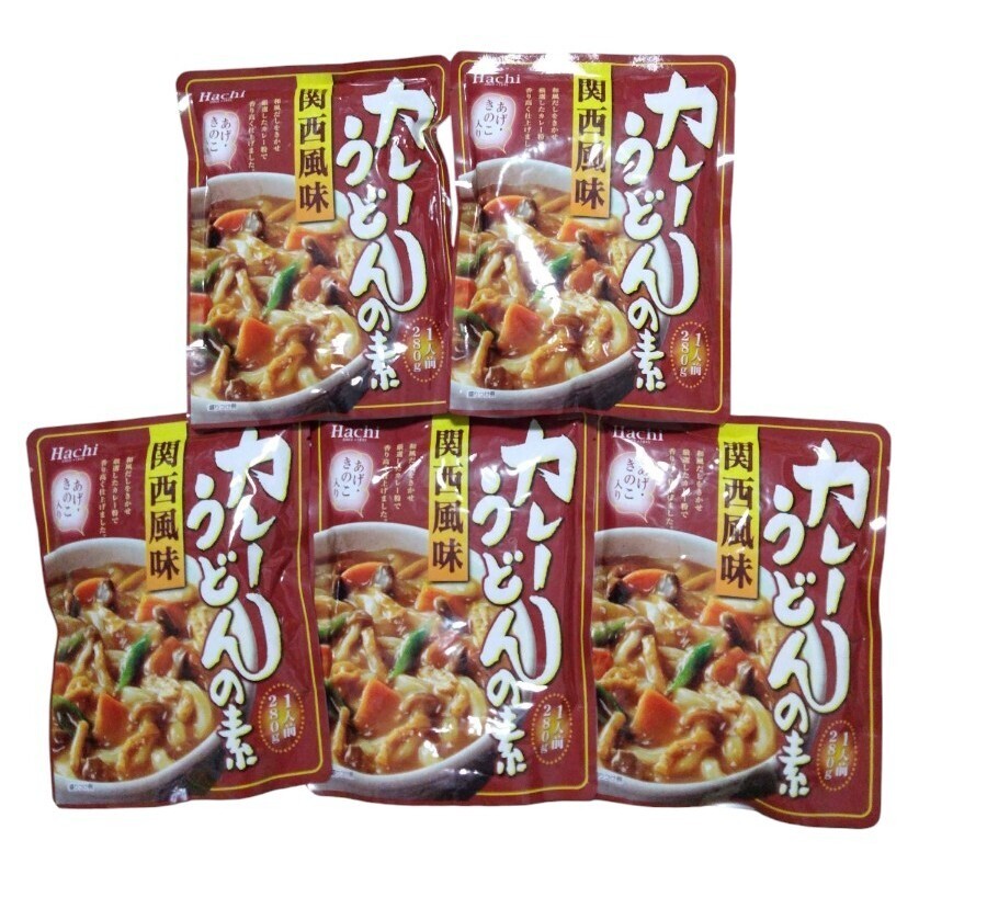 ハチ食品　関西風味　カレーうどんの素　一人前　280g 5袋セット