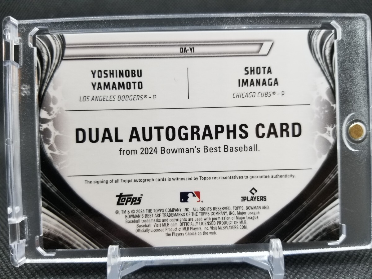 山本由伸【サイン】2024 Bowman's Best Dual Autograph 山本由伸【サイン】2024 Bowman's Best Dual Autograph