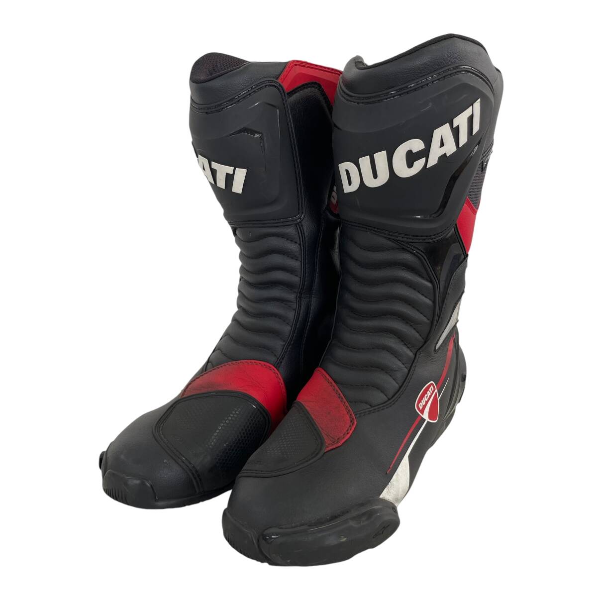 【即決】 alpinestars DUCATI Speed Evo C1 WP ブーツ 黒系/赤系 ブラック系/レッド系 26.0㎝ 11635-100