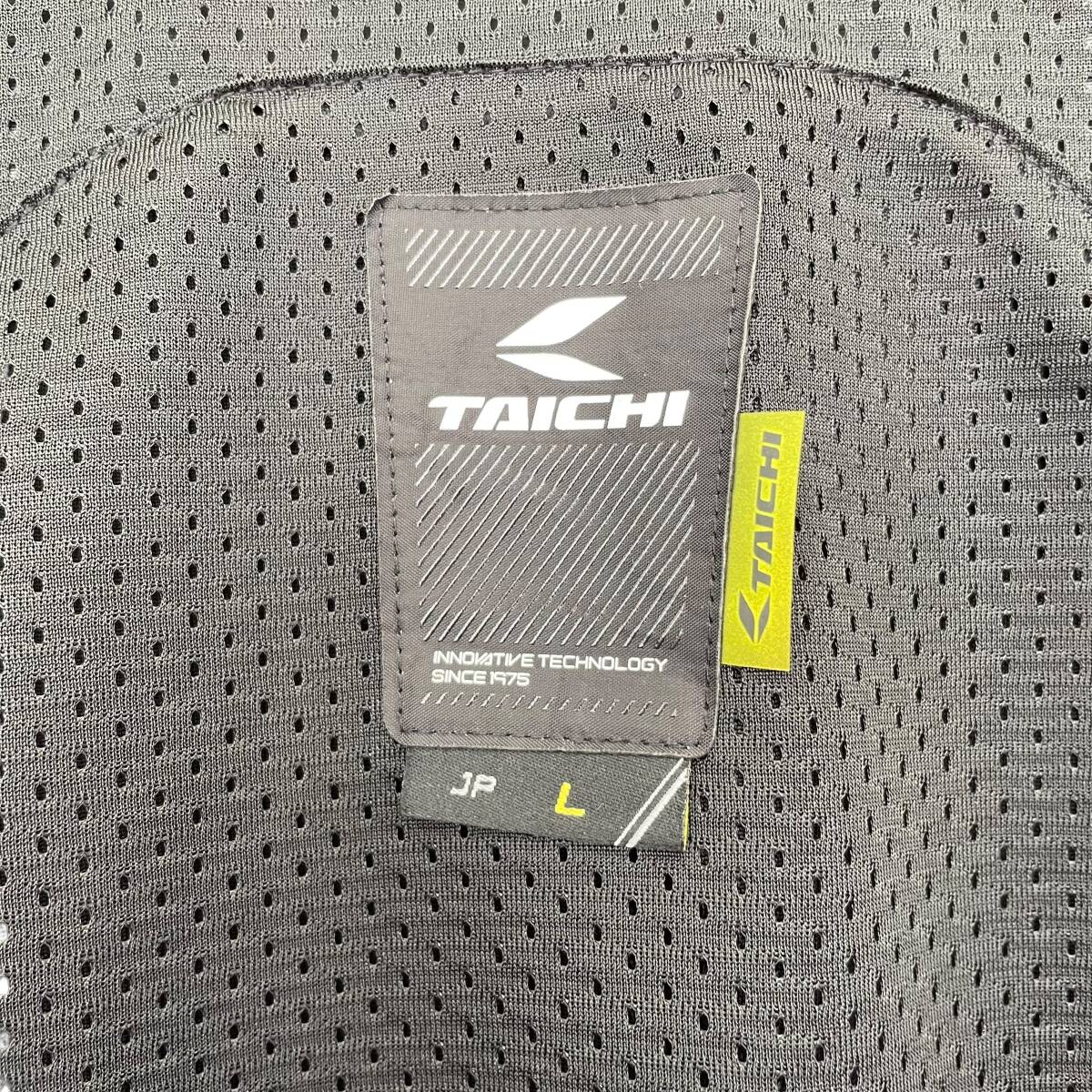 【美品】 RS TAICHI アールエスタイチ RSJ336 レーサーメッシュジャケット 黒系 ブラック系 Lサイズ 17282-80