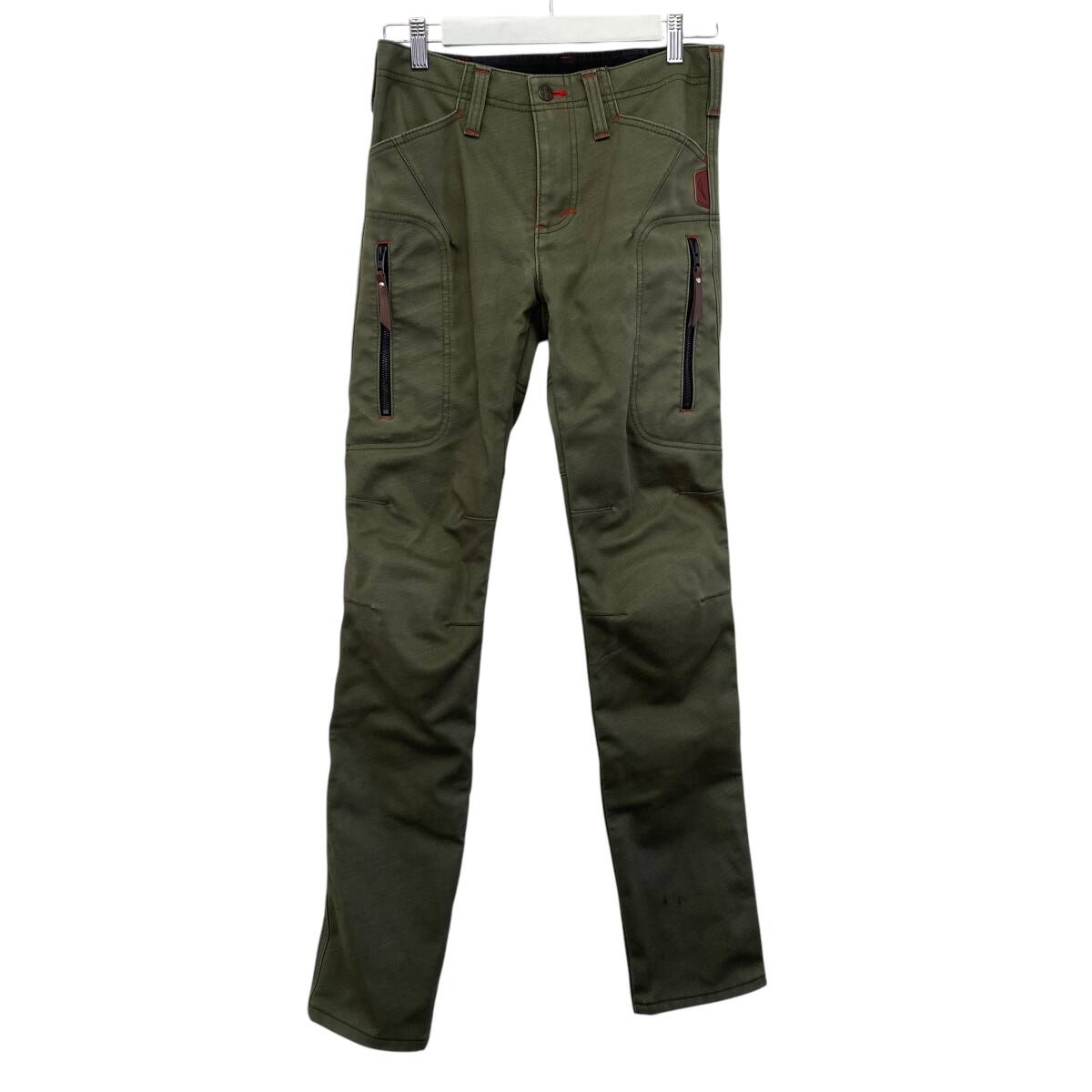 KUSHITANI クシタニ K-1984 エクスパンドウィンドカットパンツ 28サイズ カーキ系 17840-80
