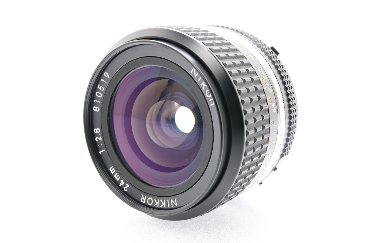 Nikon AI-S NIKKOR 24mm F2.8 Fマウント ニコン MF一眼レフ用 Nikon AI-S NIKKOR 24mm F2.8 Fマウント ニコン MF一眼レフ用