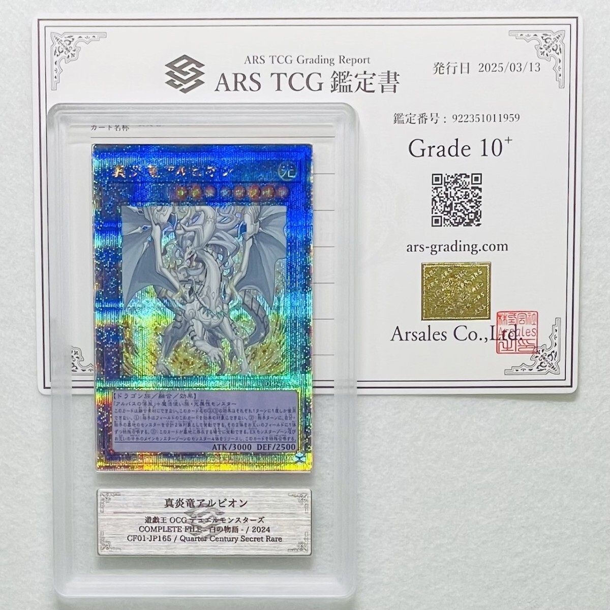 独特の上品 ARS10+】世界に1枚 真炎竜アルビオン 完全受注生産 限定品 25th ポケモンカードゲーム