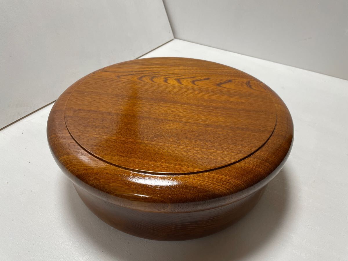 茶びつ 会津塗り 天然木 茶道具 木製 煎茶道具 工芸品 茶器入れ