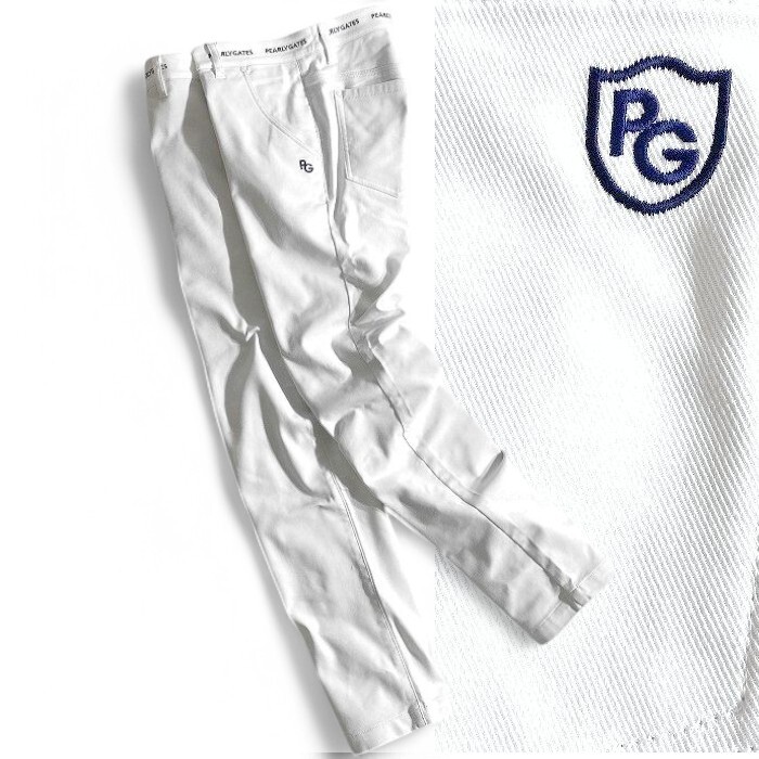 PEARLY GATES パーリーゲイツ 定2.9万 裏微起毛 蓄熱裏地Feelthermo ストレッチ ロングパンツ ゴルフウェア 2131091 030 4 ▲033▼50227w07