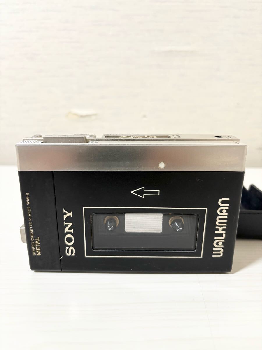 【通電確認】SONY  WM-3 WALKMAN ポータブルカセットプレーヤー SONY WM-3 WALKMAN カセットプレーヤー ウォークマン 通電確認