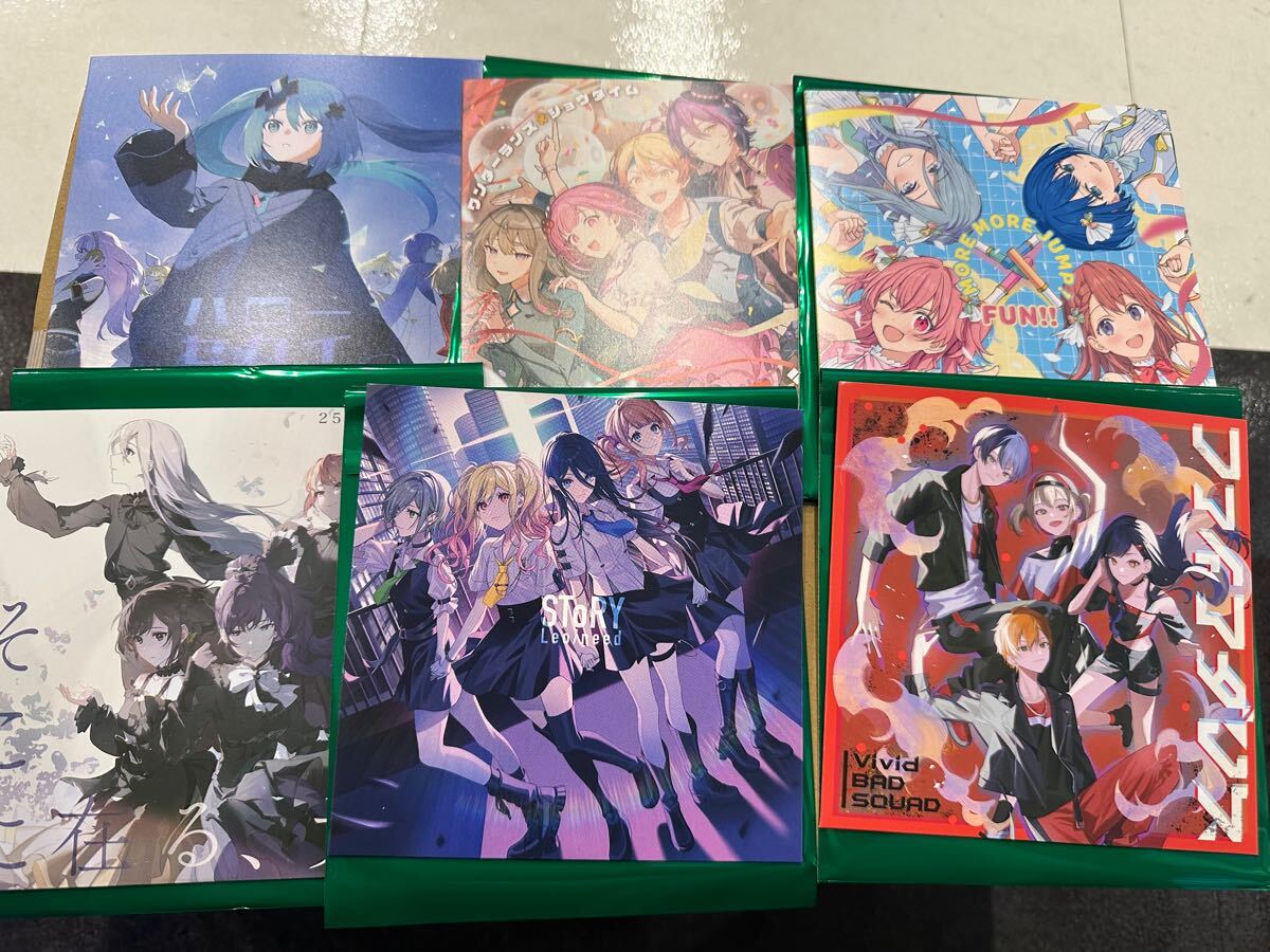 6種コンプ プロジェクトセカイ 壊れたセカイと歌えないミク 入場者特典 CD 6種コンプ 劇場版 プロジェクトセカイ 壊れたセカイと歌えない