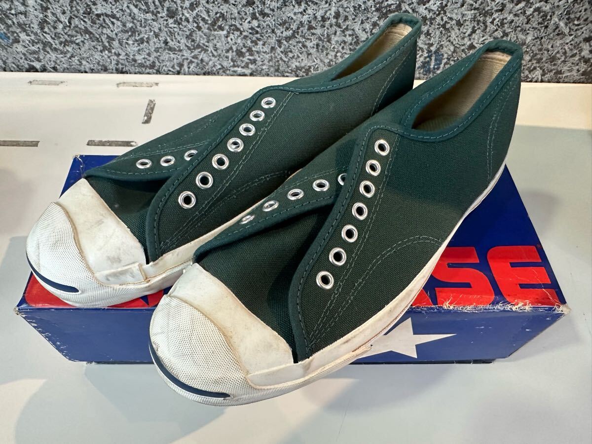 80s USA製 コンバース ジャックパーセル PINE 緑 27 5センチ 美 80s USA製 コンバース ジャックパーセル PINE 緑 27 5センチ 美