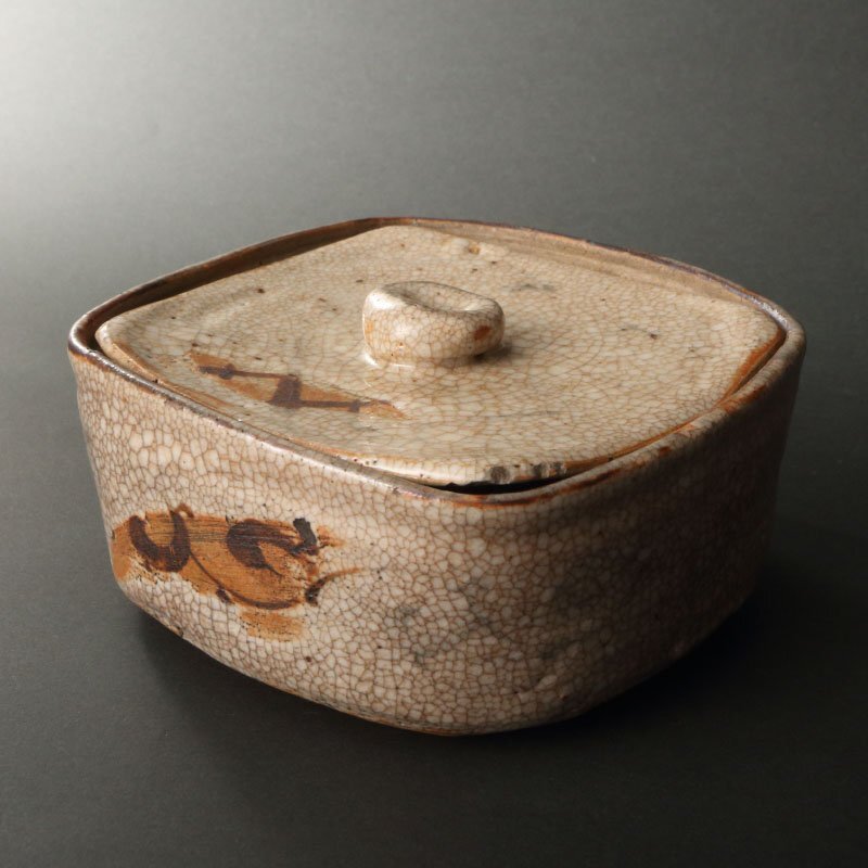 値下・志野鉄絵菓子器 - 工芸品 値下・志野鉄絵菓子器 - 工芸品