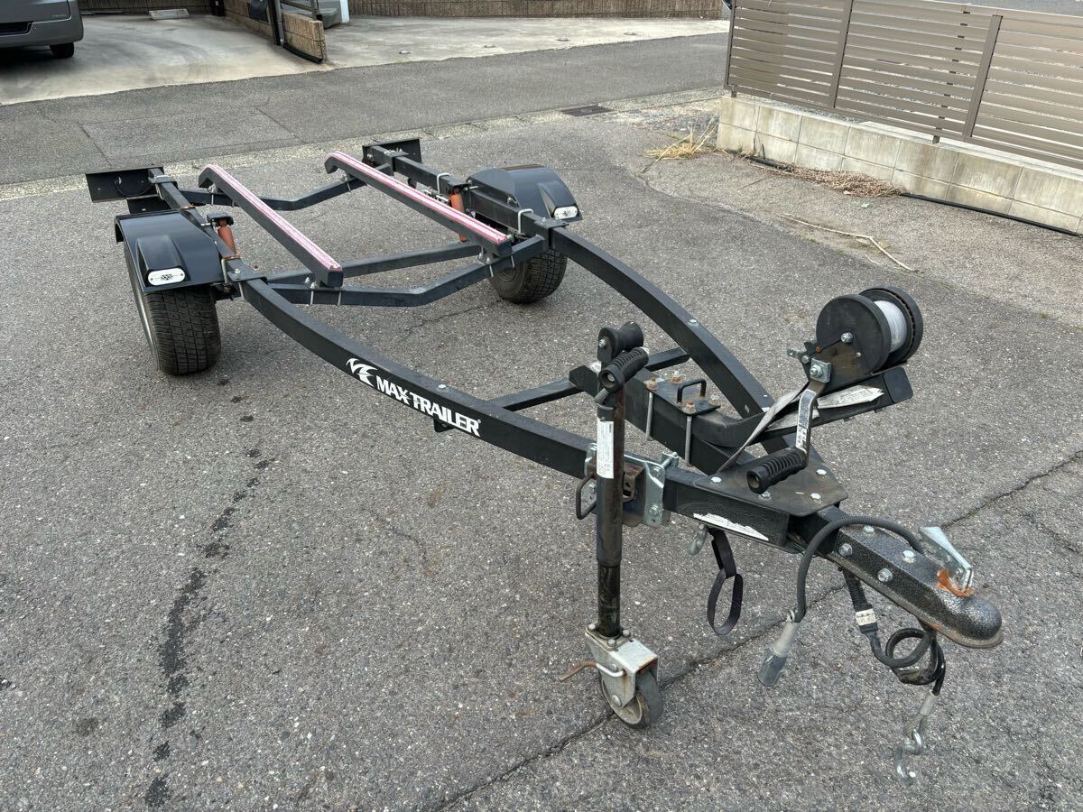 売り切り5萬(wàn)スタ愛(ài)知から　タイトジャパン　MAXトレーラー　普通トレーラー　一時(shí)抹消渡し　 ボートトレーラー SOREX シードゥー　ヤマハ　