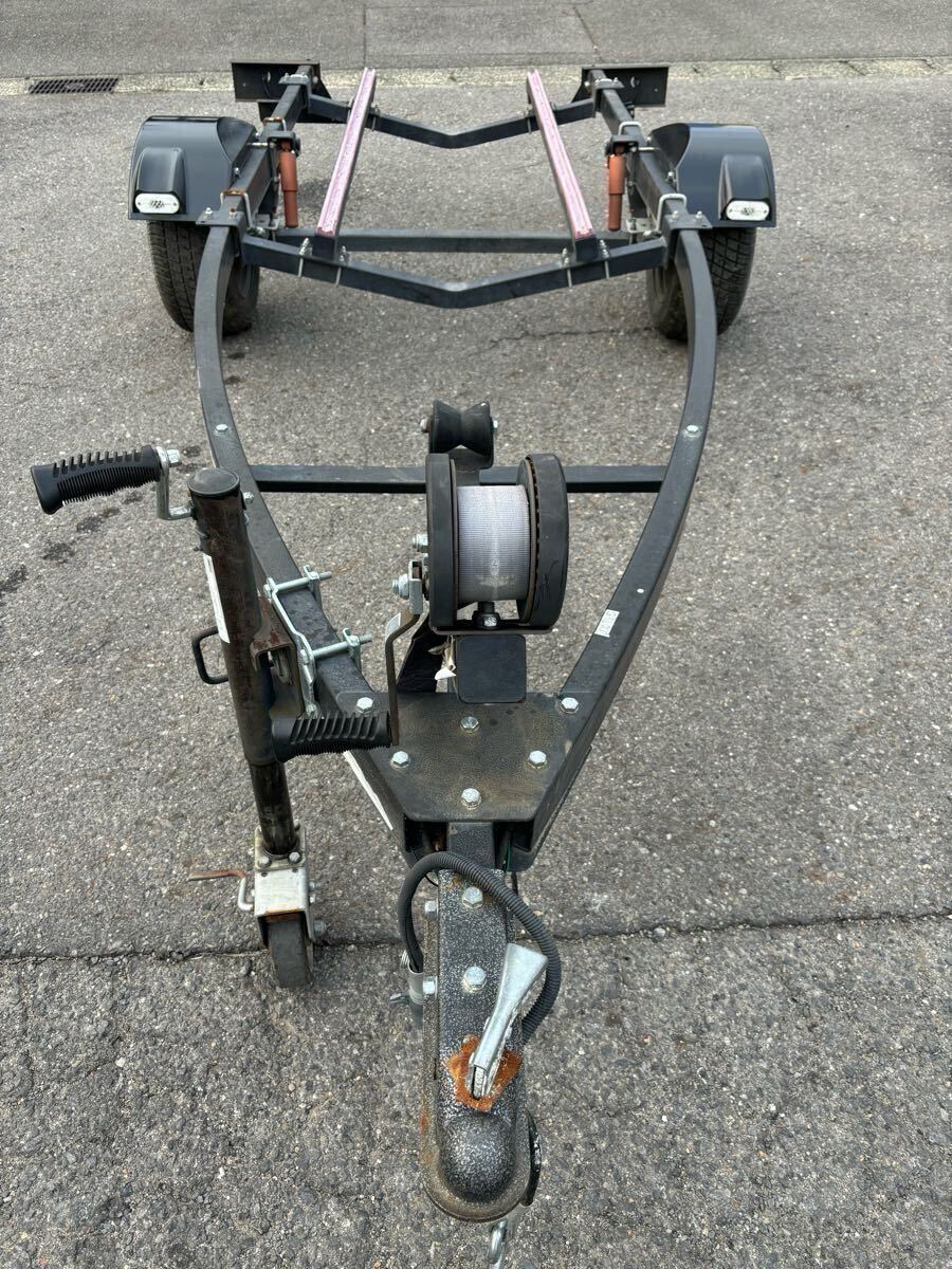 売り切り5萬(wàn)スタ愛(ài)知から　タイトジャパン　MAXトレーラー　普通トレーラー　一時(shí)抹消渡し　 ボートトレーラー SOREX シードゥー　ヤマハ　