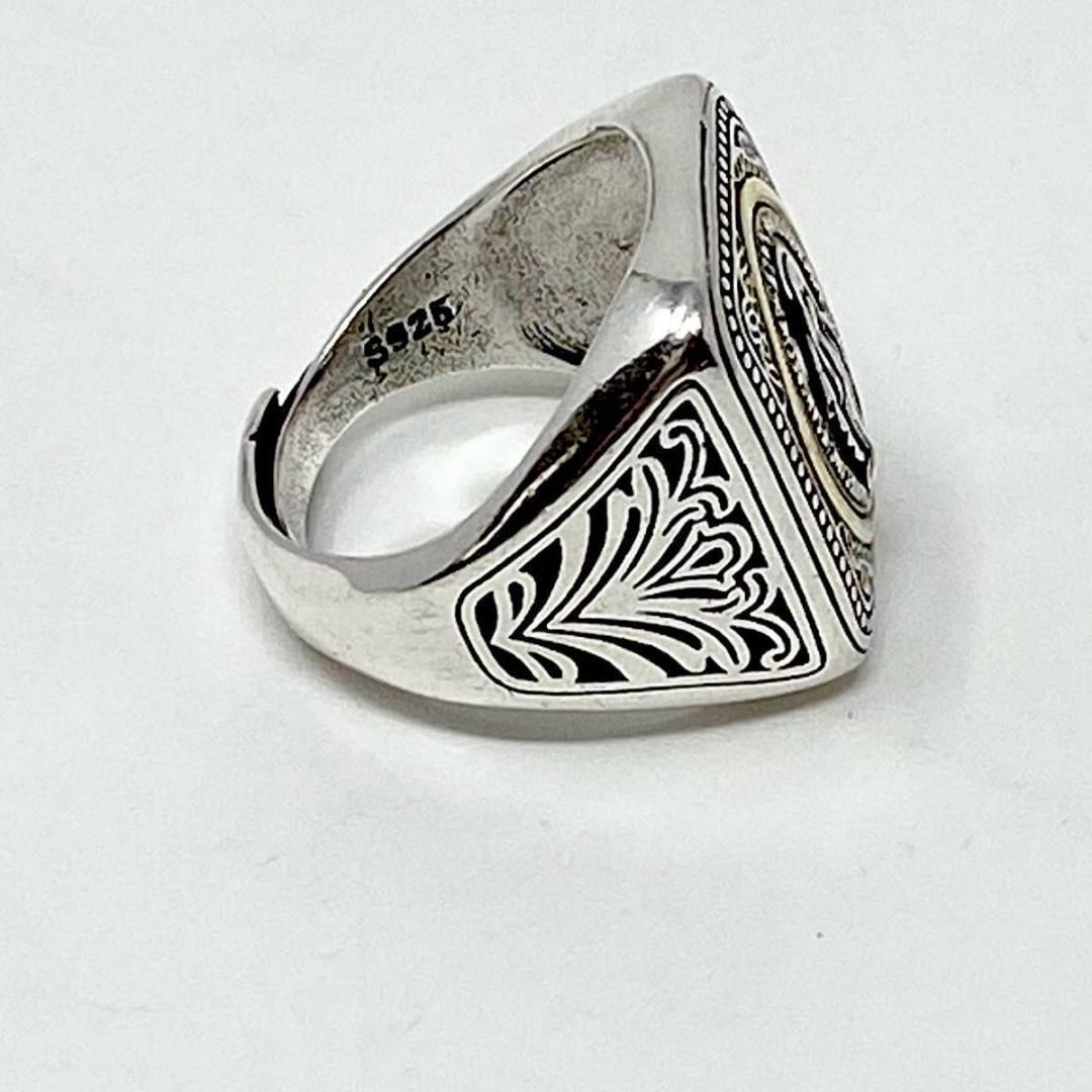 .. Мали a American Casual серебряный 925 Cross кольцо серебряное кольцо Vintage 