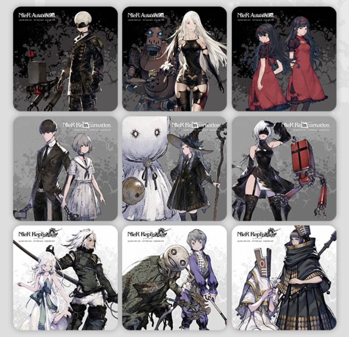 2025 NieR シリーズ スクエニカフェ コラボカフェ 限定 特典 2025 NieR シリーズ スクエニカフェ コラボカフェ 限定 特典