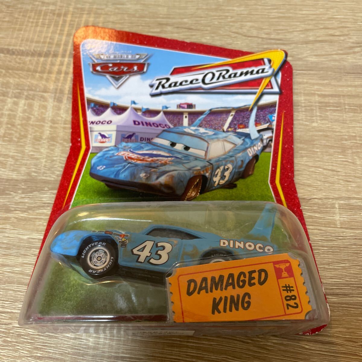 マ*ん様 カーズ マテル ダメージキング #43 マテル カーズ DAMAGED THE KING ダメージ キング MATTEL CARS
