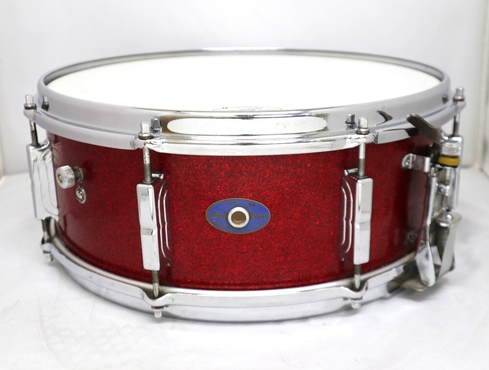 Vintage Leedy 1965s Shelly manne 14x5 Sparkling Red Pearl