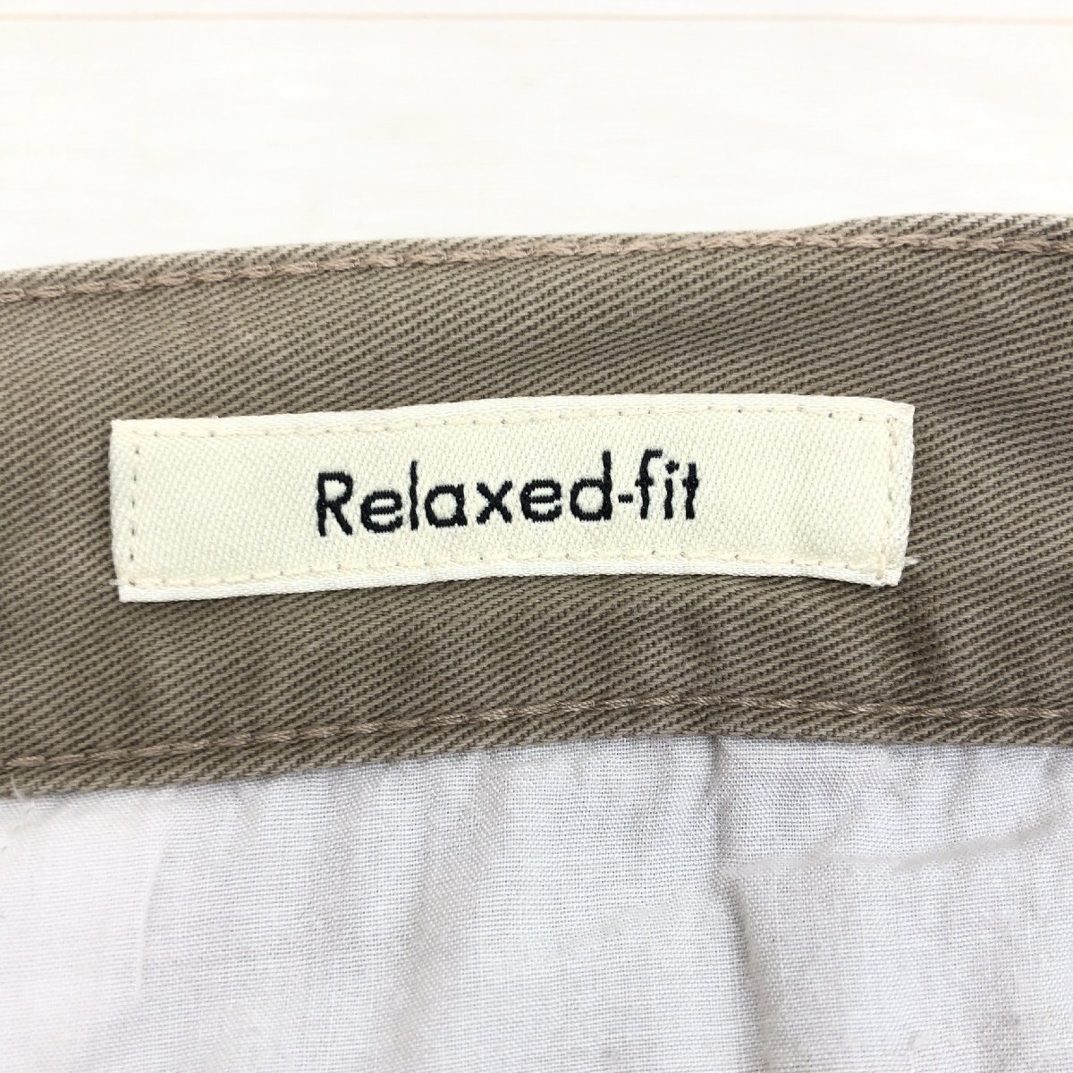 ●Eddie Bauer エディーバウアー Relaxed-fit チノパンツ 36 w94 カーキ系 アメカジ 古著 アウトドア 2XL 3L 特大 大きいサイズ メンズ