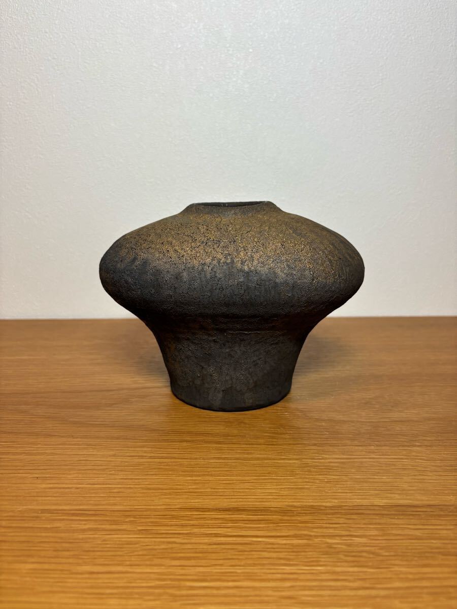 新品未使用 花器 細川政己 陶器 検) raw life factory 新品未使用 花器 細川政己 陶器 検) raw life factory