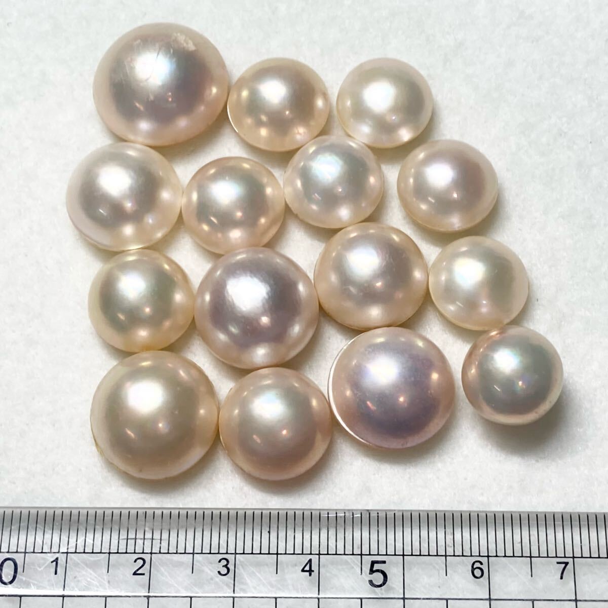 変形!!［マベパール18点おまとめ 40g］200ct 11〜30.5mm ルース