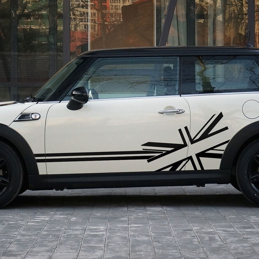  Mini Cooper стикер переводная картинка дверь боковой Union Jack R50 R53 F55 F56 R52 R56 R57 R58 R59 R60 R61 y-141 Ccz084
