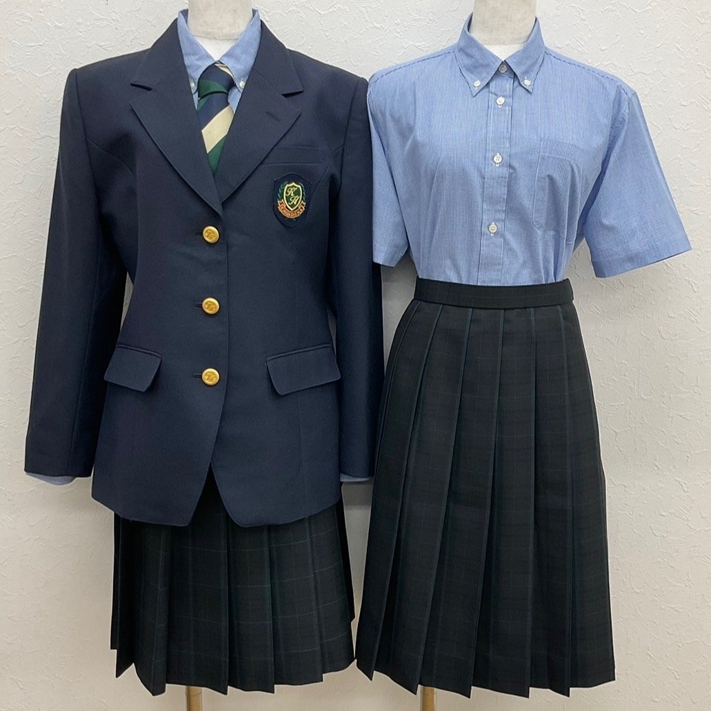 U1598/S1591(中古)福島県 郡山東高校 女子制服7点 /旧素材 U1598/S1591(中古)福島県 郡山東高校 女子制服7点 /旧素材
