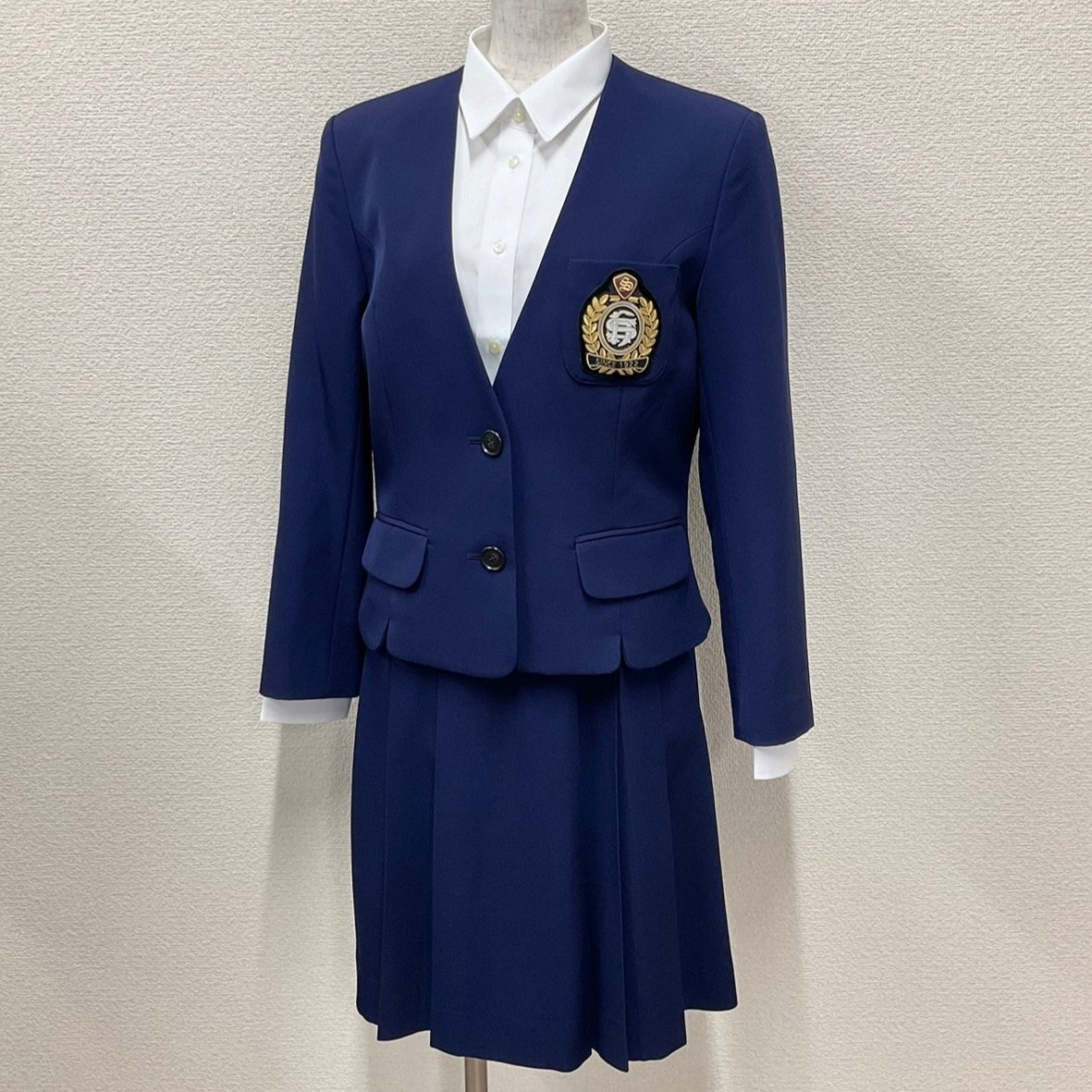 U1562/T592(中古)福島県 白河高校 女子制服3点 /イートン型 U1562/T592(中古)福島県 白河高校 女子制服3点 /イートン型