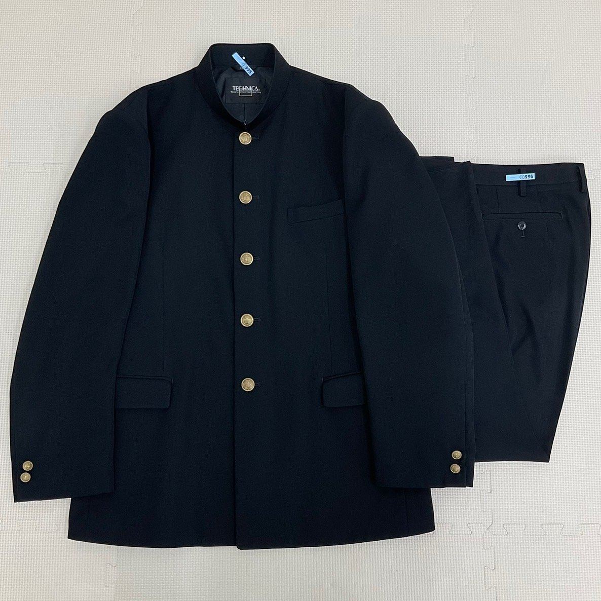U1565/S1569(中古)大阪府 四條畷高校 男子制服2点 /学ラン:180A