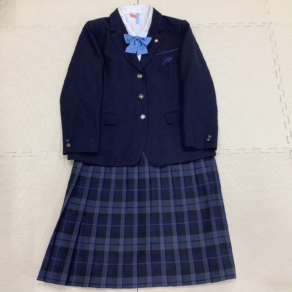 I1028/Y(中古)福島県 明成高校 7点 /バッジ付/ブレザー,ブラウス I1028/Y(中古)福島県 明成高校 7点 /バッジ付/ブレザー,ブラウス